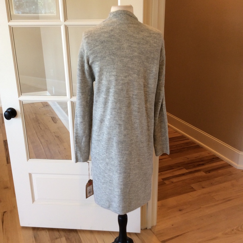 Sweater Long Gray Cardigan True Craft Womens M New - Picture 6 of 6